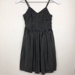 Band of Gypsies Black Acid Wash Dress